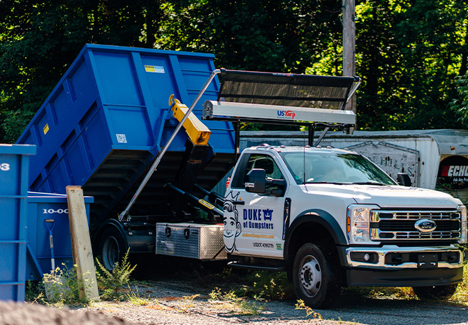 10 Yard Dumpster Rentals by the Duke of Dumpsters