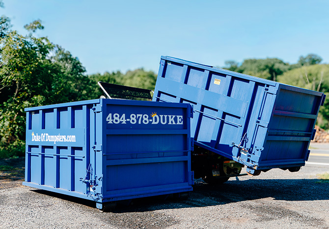 30 Yard Split Can Rentals by the Duke of Dumpsters 30 Yard Split Can Rentals by the Duke of Dumpsters