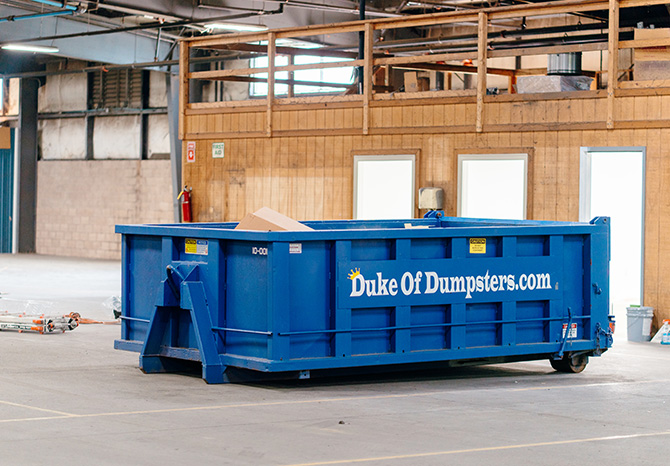 Commercial Dumpster Rentals by the Duke of Dumpsters