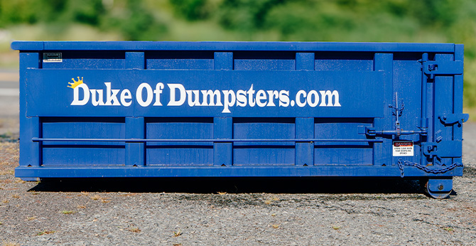 10 Yard Dumpster Rentals by the Duke of Dumpsters